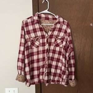 SONOMA Red Plaid Flannel